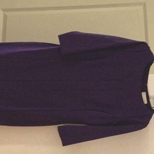 Lovely deep purple Doncaster size 10 ,3/4 length sleeve dress.